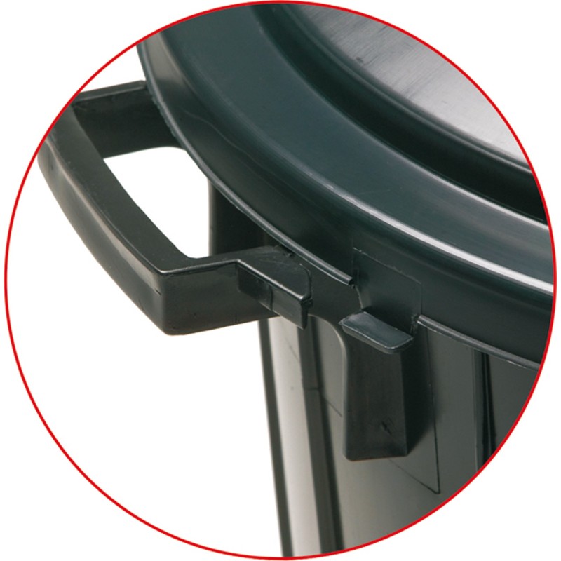 Poubelle en plastique - 80 L