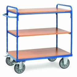 Chariot à plateaux bois