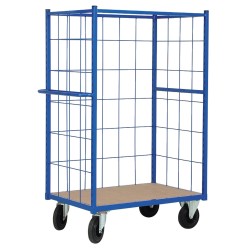 Chariot plateforme à étagères