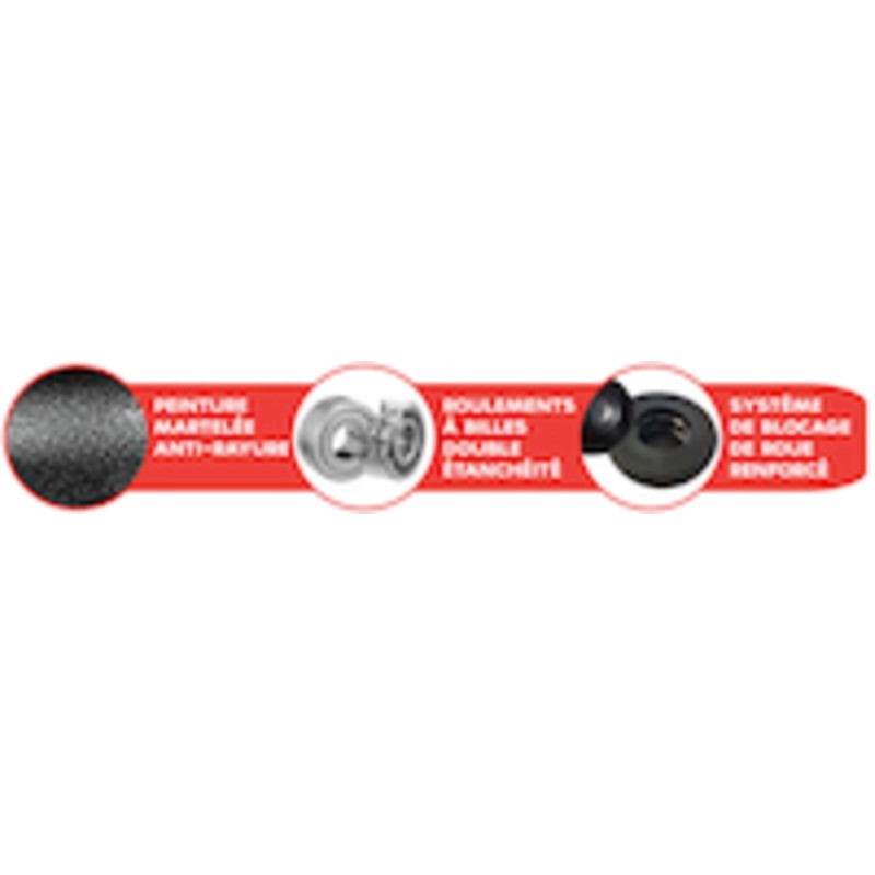 Diable polyvalent bavette fixe + repliable