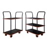Chariot plateaux acier