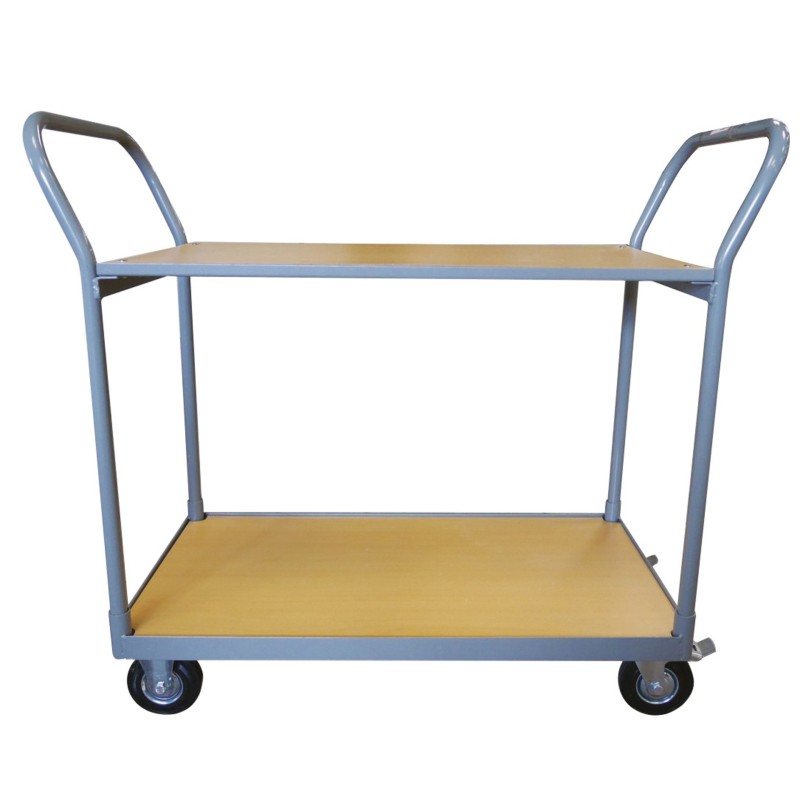 Chariot plateaux bois