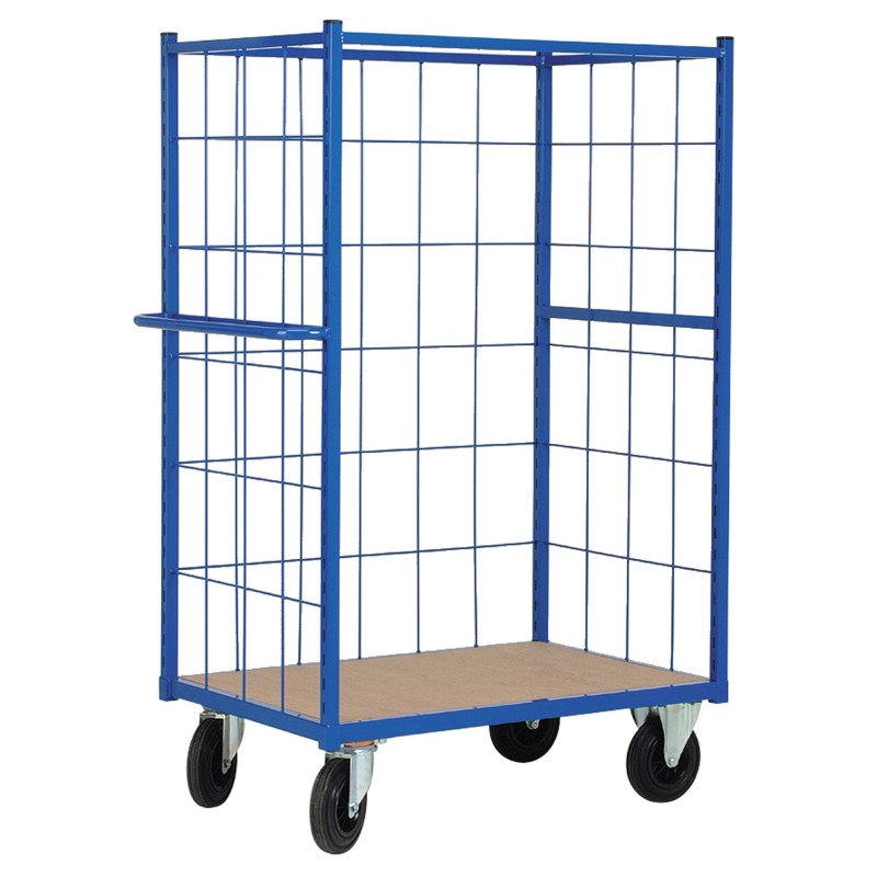 Chariot plateforme à étagères