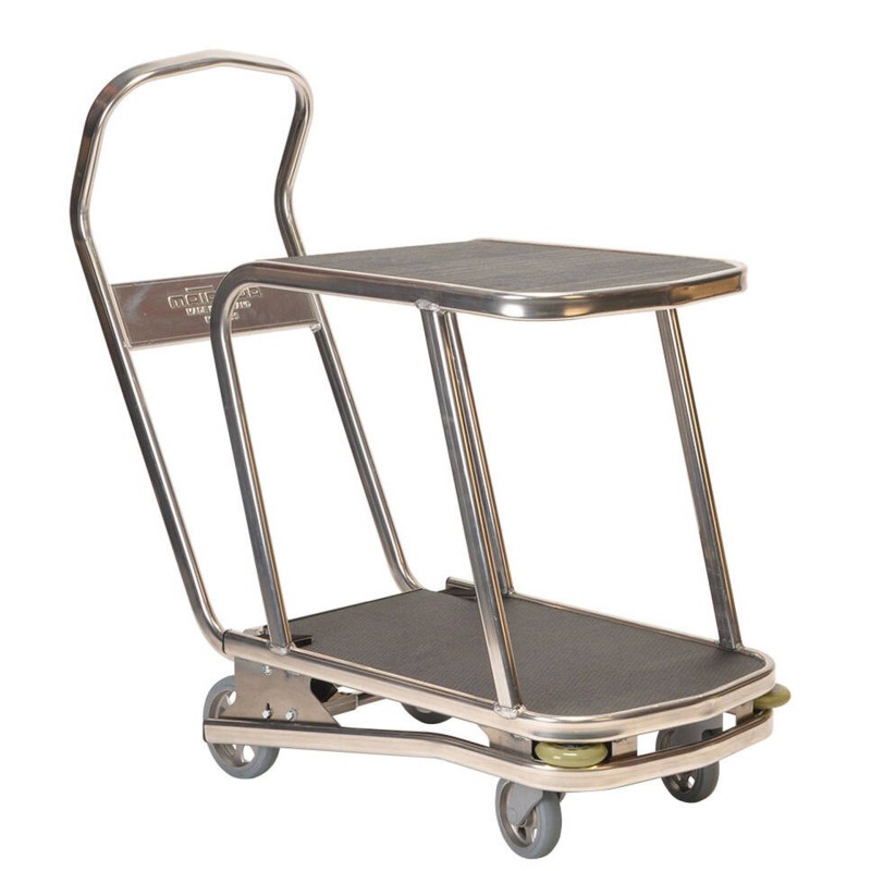 Chariot aluminium 2 plateformes