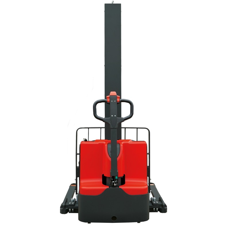 Gerbeur électrique mât poutre  1 tonne avec longerons encadrants