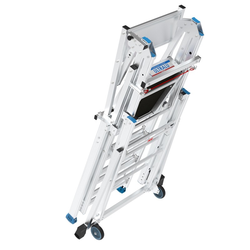 Plateforme individuelle pliante télescopique