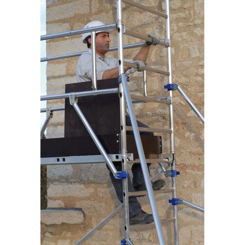 Echafaudage roulant en aluminium serti TOTEM LINE 180