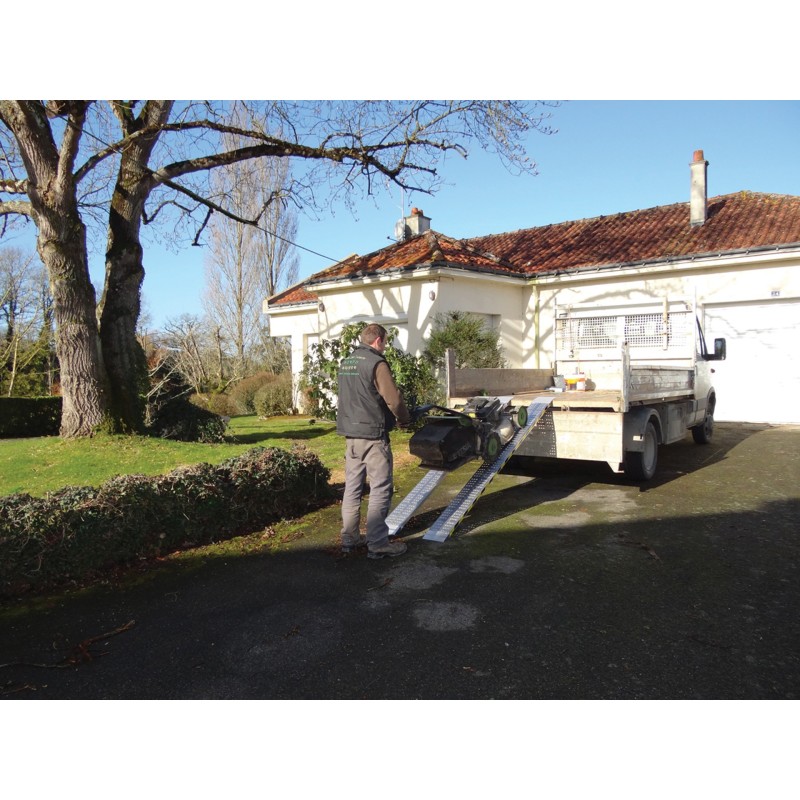 Rampe de chargement légère sans rebord