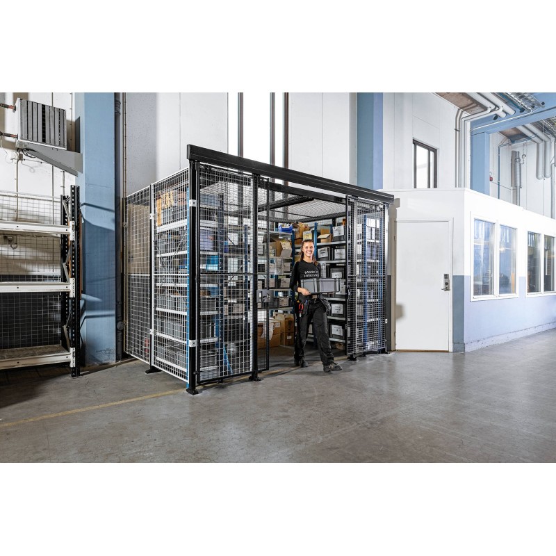Cloison modulaire grillagée X-STORE 2.0