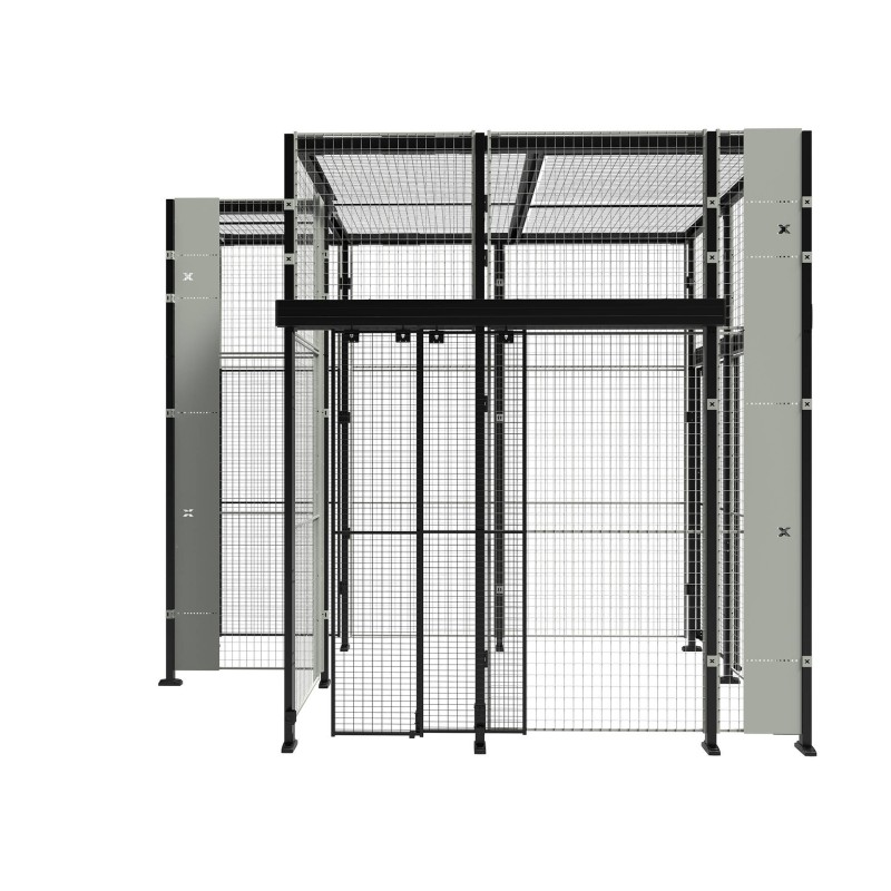 Cloison modulaire grillagée X-STORE 2.0