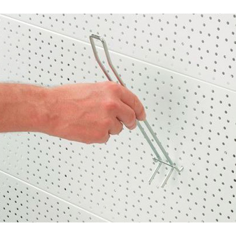 Crochet pour fond perforé