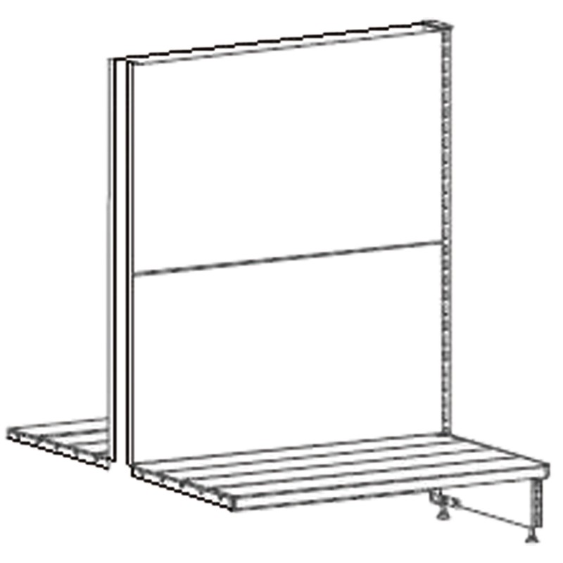 Gondole double faces à fond lisse