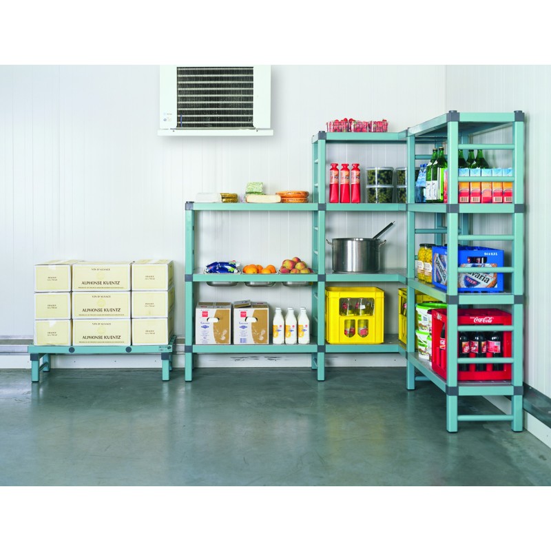 Rayonnage modulable en résine