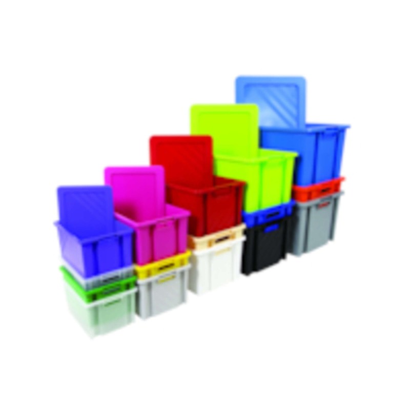 Bac plastique gerbable et emboîtable