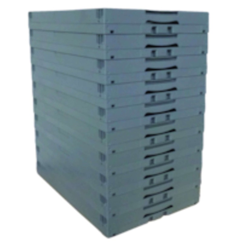 Bac pliable gerbable réutilisable - 600 x 400
