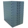 Bac pliable gerbable réutilisable - 600 x 400