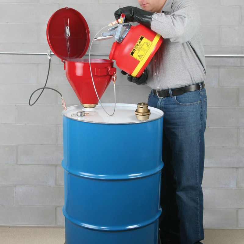 Entonnoir de fûts de sécurité