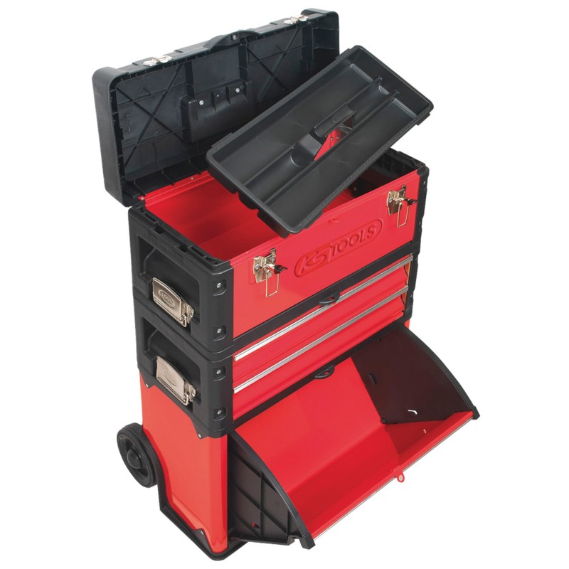 Servante mobile bi-matière