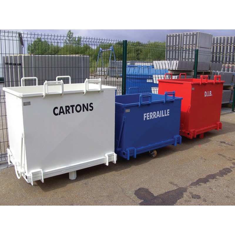 Benne à fond ouvrant à ouverture automatique