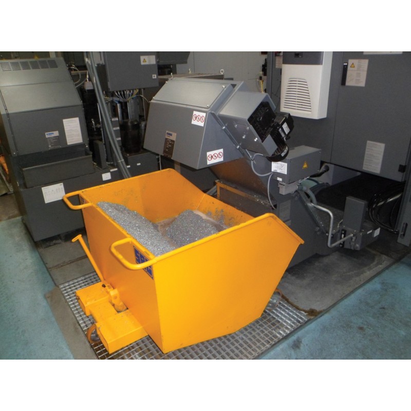 Benne basse compacte à basculement automatique