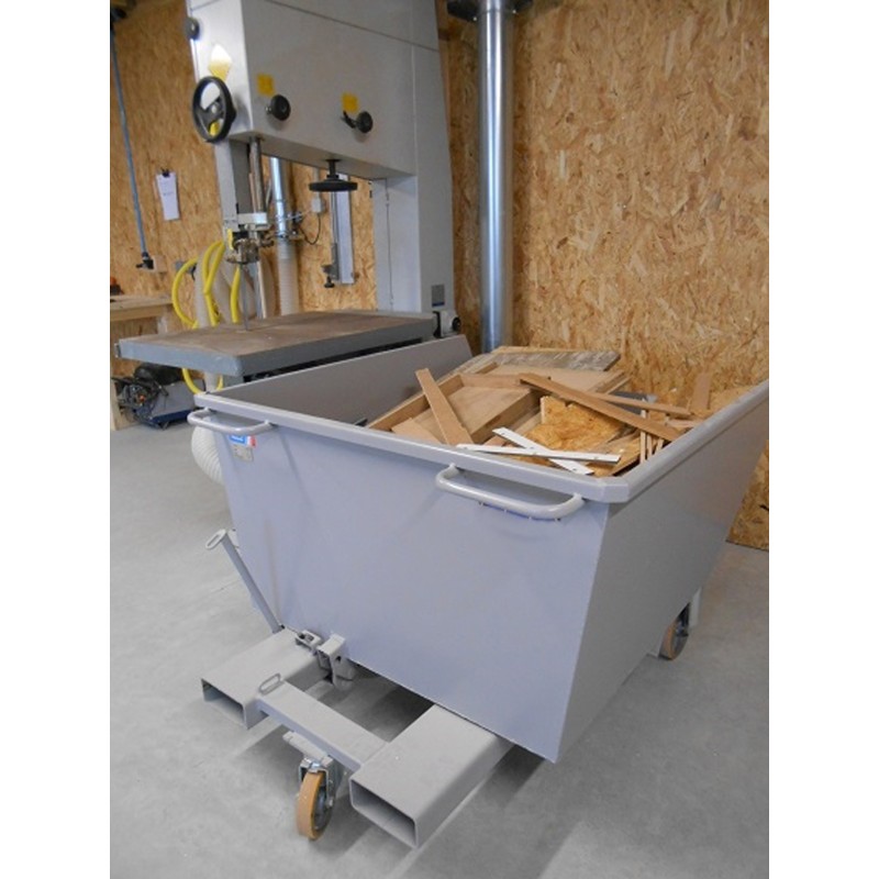 Benne basse à basculement automatique