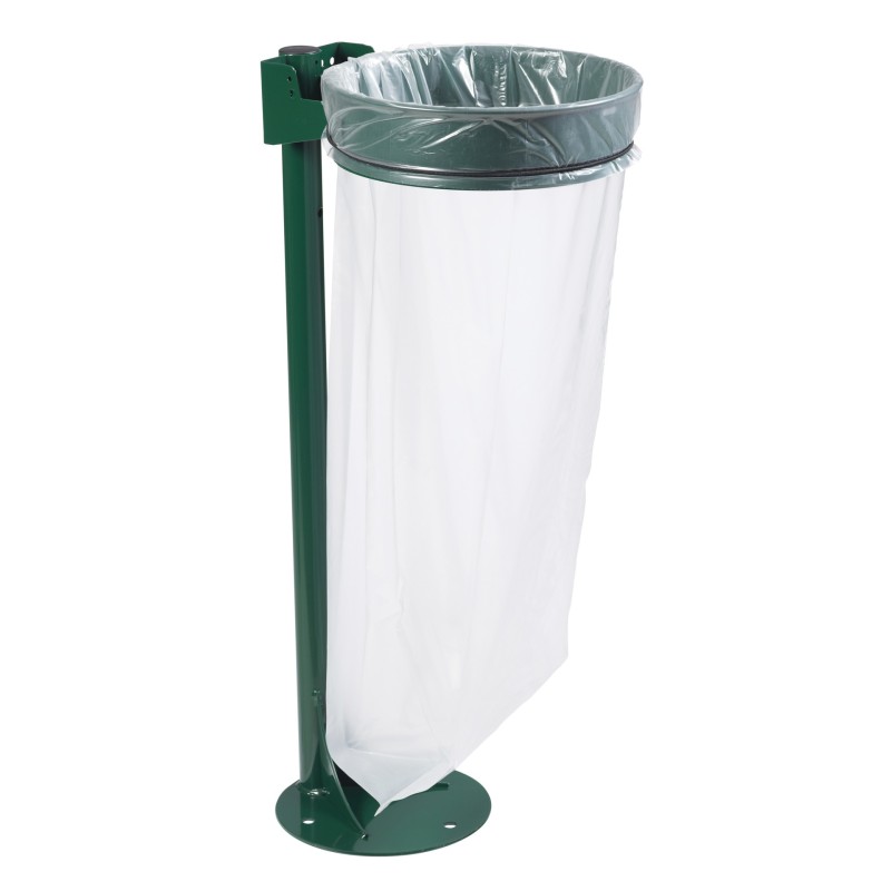 Support sac sur poteau - 110 L avec ou sans couvercle