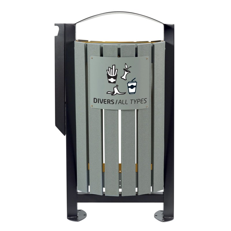Corbeille Arkéa Etik - 2 x 60 L