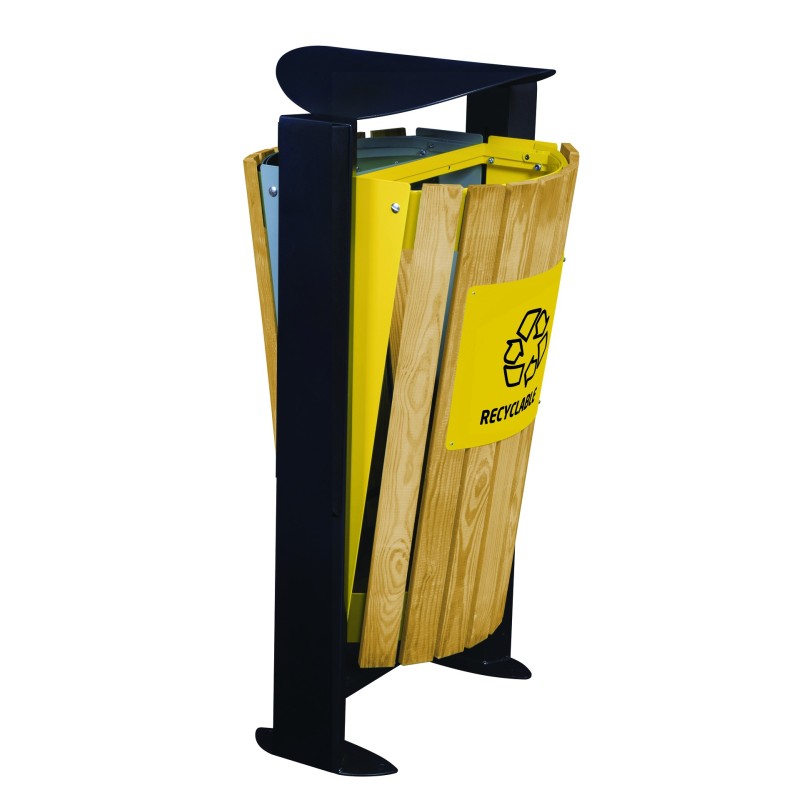 Corbeille bois Arkéa - 2 x 60 L