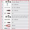 Coffret de maintenance 1/4'' - 1/2'' Ultimate - 101 pièces
