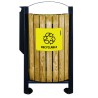 Corbeille bois Arkéa - 2 x 60 L