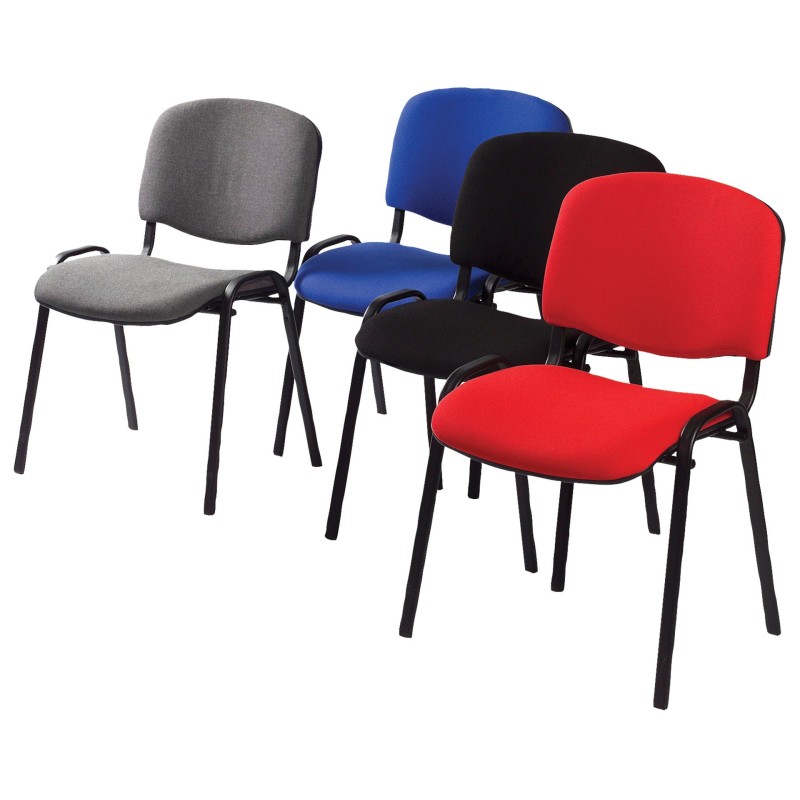 Chaise empilable tissu