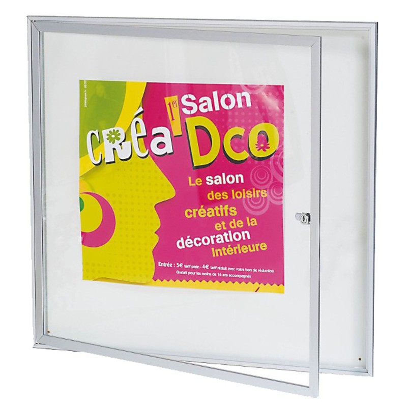 Vitrine d'affichage extra-plate intérieur