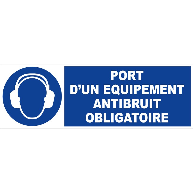 Panneau d'obligation 450 x 150 mm