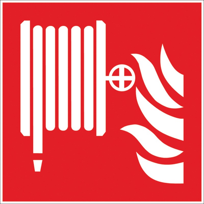 Panneau d'incendie 200 x 200 mm