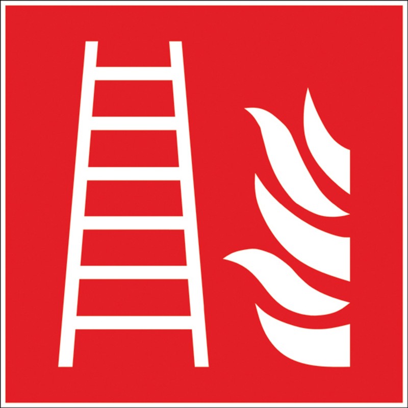 Panneau d'incendie 200 x 200 mm