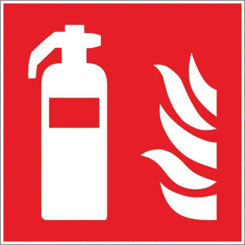 Panneau d'incendie 200 x 200 mm
