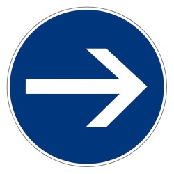Panneau d'obligation Ø 300 mm