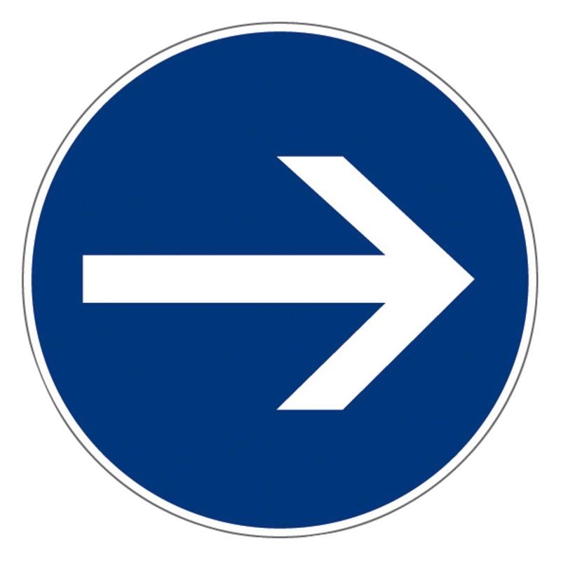 Panneau d'obligation Ø 300 mm