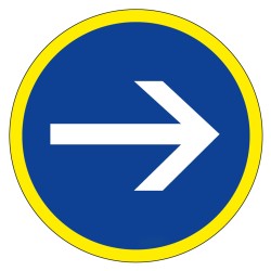 Panneau d'obligation Ø 300...