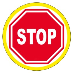 Panneau d'interdiction Ø...
