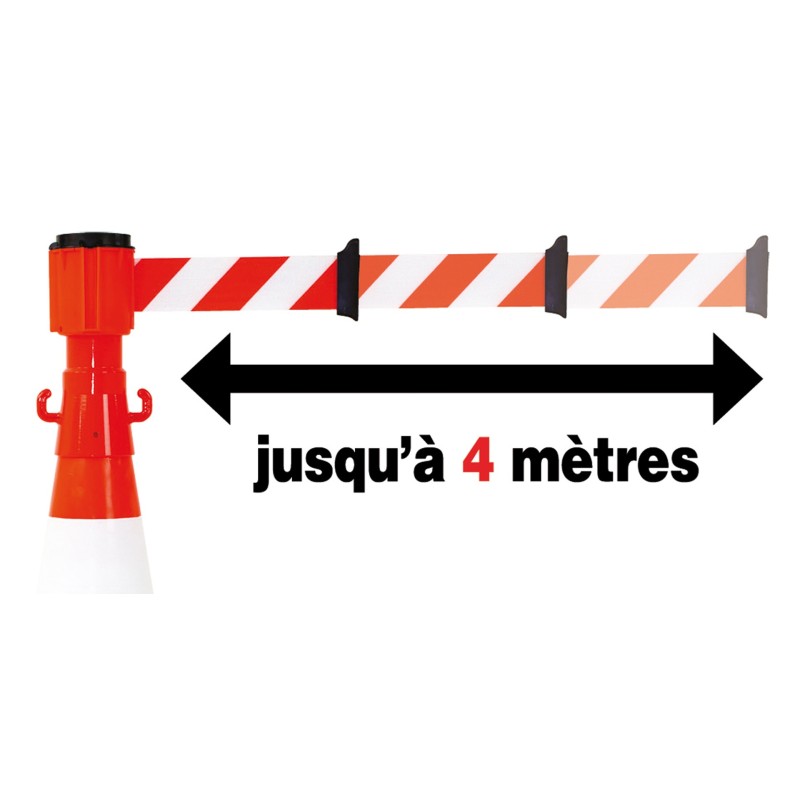 Dérouleur à sangle pour balises