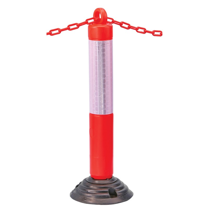 Poteau de signalisation flexible