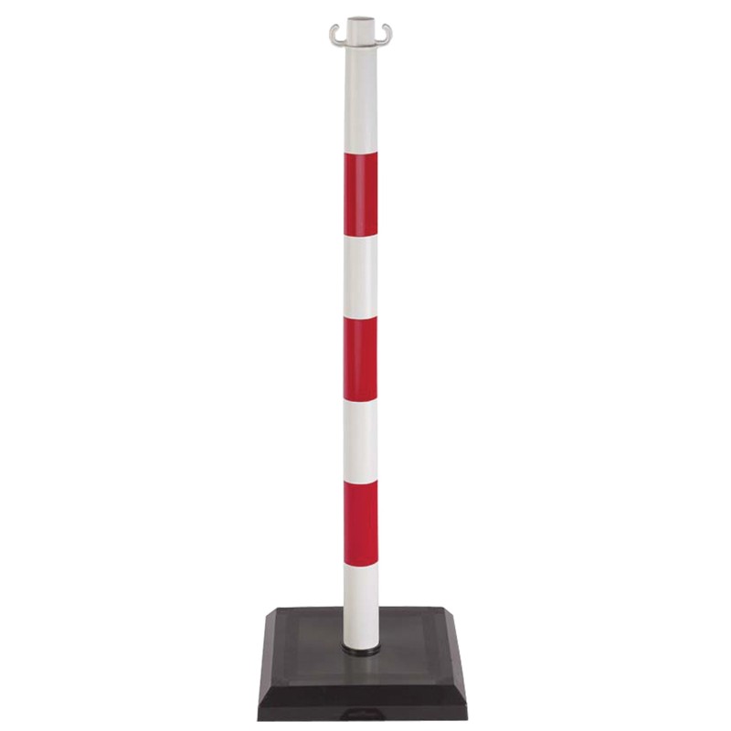 Poteau sur socle lesté