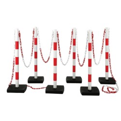 Poteau sur socle à lester :...