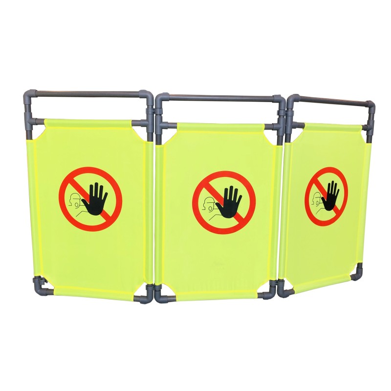 Barrière articulée portable