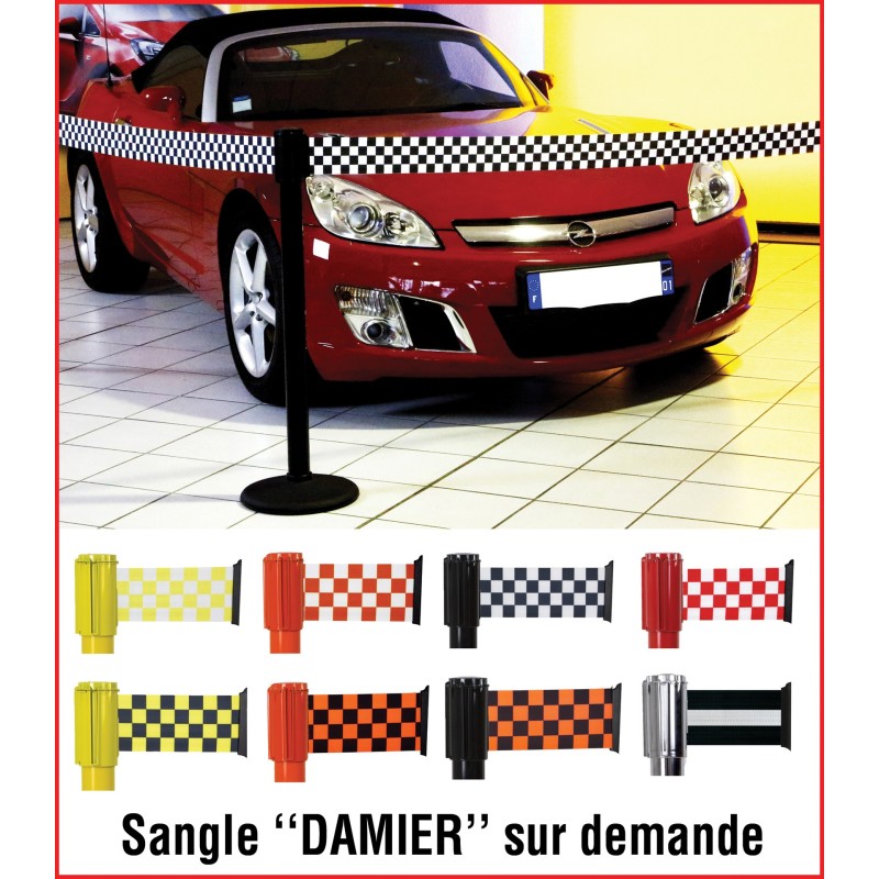 Poteau Transway® Color avec tête à sangle