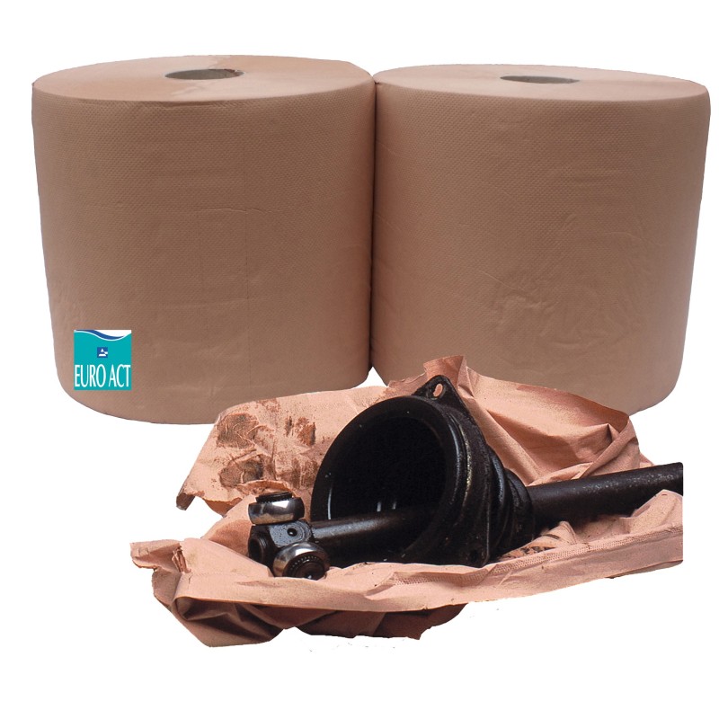 Bobine ouate chamois micro gaufré collé