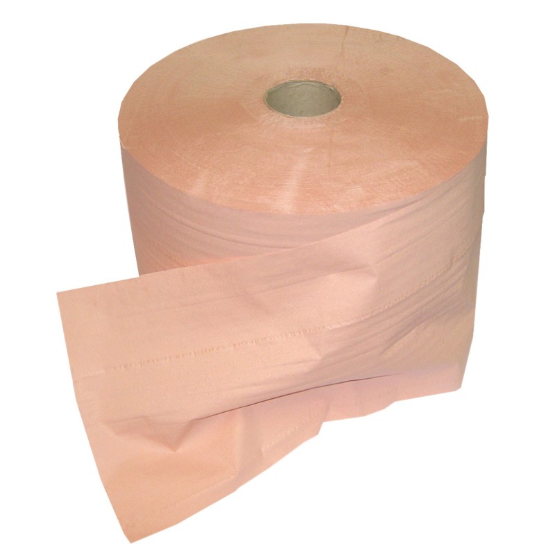 Bobine essuyage ouate orangé