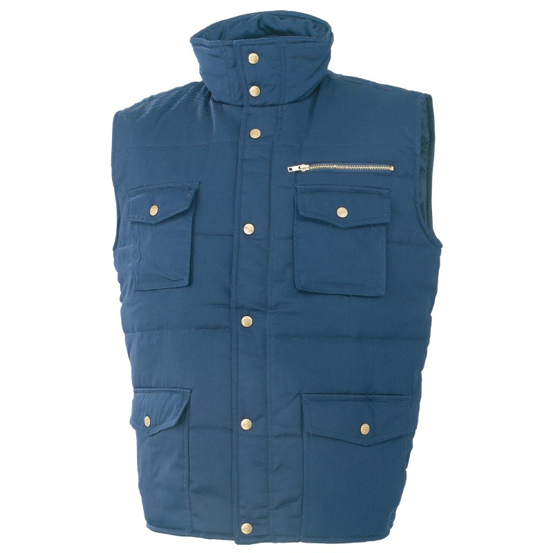 Gilet matelassé col officier