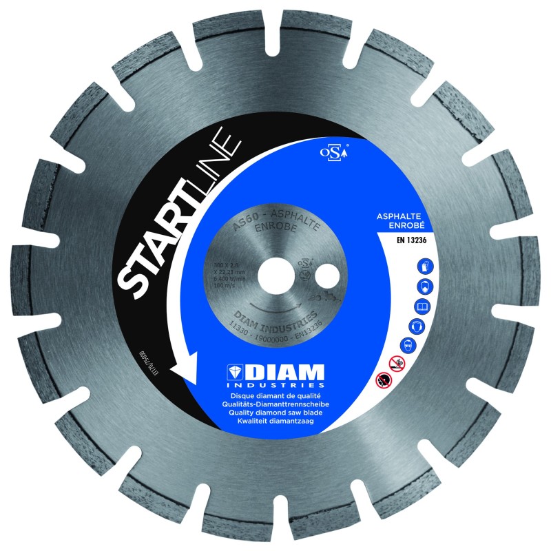 Disque diamant asphalte - enrobé